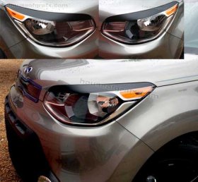 2014 2015 2016 2017 2018 2019 Kia Soul vinyl Eyelid eyelids decals graphics headlight sticker stickers