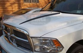 Hood line Accent Stripes graphics decals fit any 2009 2010 2011 2012 2013 2014 2015 2016 2017 Dodge Ram