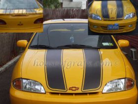 Chevrolet Cavalier Racing Rally Stripes Graphics Decals