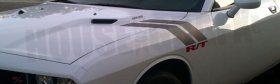 Hood & fender decal decals stripes fit 08-10 Dodge Challenger