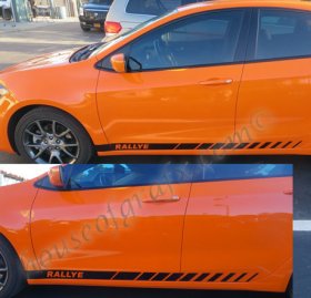 Rocker Panel Gradient Strobe Style decals graphics fit any Dart