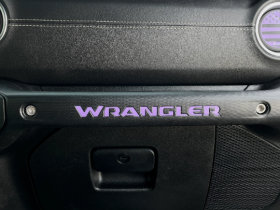 Passenger Grab handle inlay stickers fit 2018-2022 Jeep Wrangler