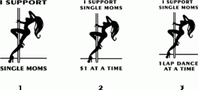 I support single moms vehicle decal sticker decals sexy