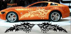 Claw Ripping Tear body decal decals graphics Universal car boat