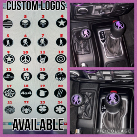 Shifter overlay decals stickers fit any automatic 2018-2022 Jeep Wrangler or Gladiator JL JLU Sahara Rubicon Sport Unlimited