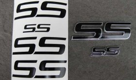SS inlay decal decals will fit 08-09 Chevy Chevrolet Cobalt