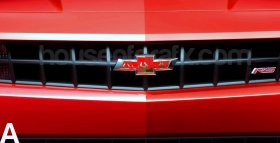 Flaming emblem overlays decal decals fit any 10-13 Chevy Camaro