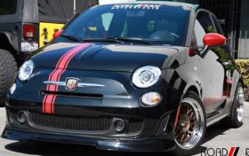 4" Fiat 500 Abarth Saxo offset racing stripe stripes graphics