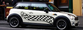 Checker checkered body graphic decal decals fits Mini Cooper Clubman Countryman Paceman Coupe JCW S
