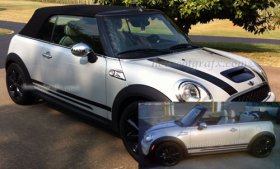 All4 Style Rocker Decals Graphics fits ANY Mini Cooper S Clubman