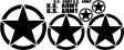US Military Jeep Star Decals decal restoration willys M37 M38