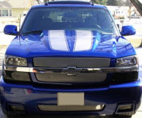 Hood & Tailgate rally stripes fit Chevrolet Chevy Avalanche