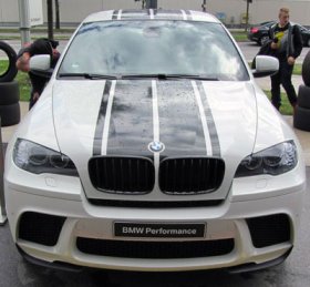Twin Performance style stripes decals fit all series BMW 2 3 4 5