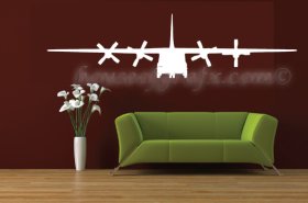 Military Army C 130 Airplane wall art decor vinyl decal graphic