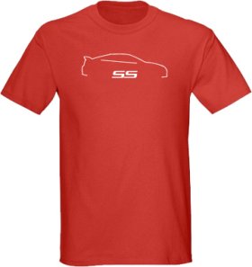 Chevy Cobalt SS car outline T shirt supercharged balt Ecotec
