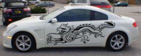Dragon car truck boat side body graphics graphic decal decals D3