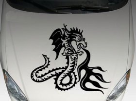 Dragon dragons car truck HOOD decal decals graphic D1