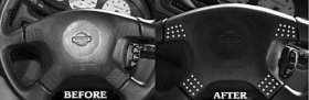 Nissan Maxima 95-99 steering wheel inlay decal decals