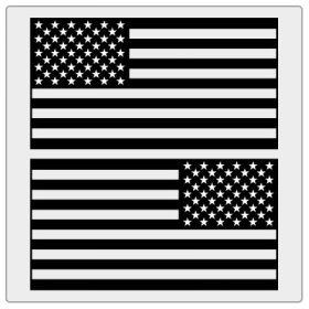 Pair of Military Style American Flag Decals Graphics Stickers