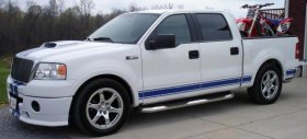 05-12 Ford F150 Rocker Stripes Graphics Decal Decals Roush