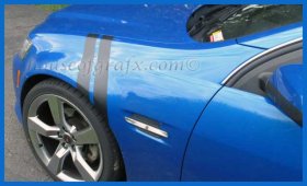 Pair of Fender hash hashes vinyl stripe stripes decals decal fit any Pontiac G8 GT GXP GTO