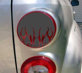 Old Skool Tail light flame decal decals Chevrolet HHR SS sticker