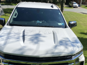 Hood indentation spikes Spears decal decals graphics stickers fit 2019 2020 2021 2022 Chevrolet Chevy Silverado