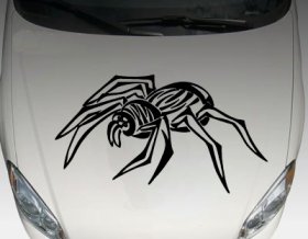 Tribal Spider widow car truck HOOD decal decals graphic sticker