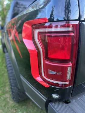 Tail light surround trim accent decals fit 2017 2018 2019 2020 Ford F150 Raptor