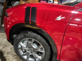 Fender Hash Hashes Stripes Decals with pin stripe vinyl Graphics compatible with any model 2023 2024 Dodge Hornet GT R/T EAWD Blacktop
