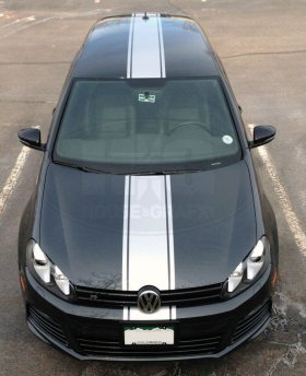 12" center stripe stripes decals graphics fit any year or model Volkswagen VW Golf GTI MK VI Jetta
