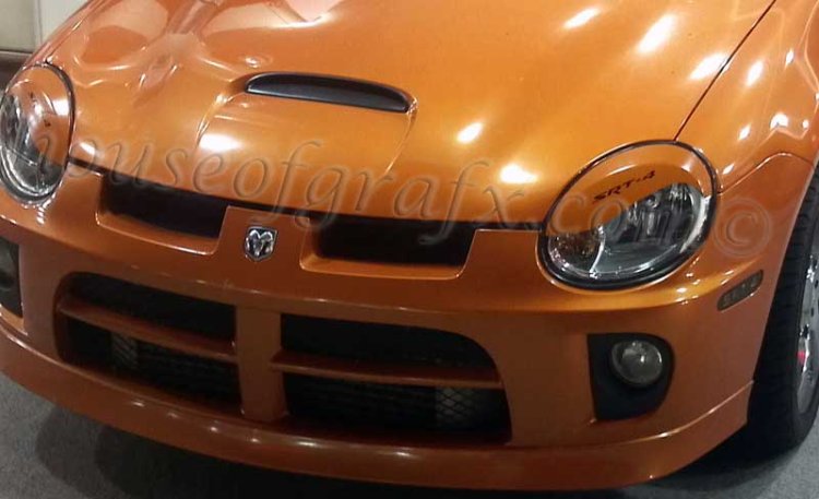 *NEW* S Style eyelids w/ text for any 2003-2006 Dodge Neon SRT-4