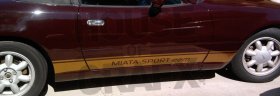 5" Rocker stripe stripes decal decals graphics fit Mazda Miata