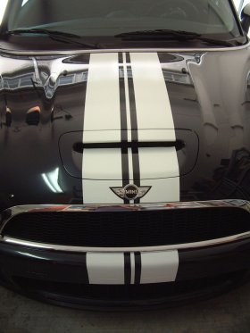 12" Racing stripe Stripes decals graphics fits Mini Cooper Clubman Countryman Paceman Roadster JCW S