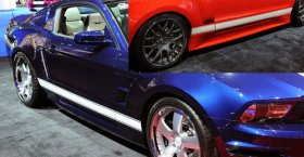 Side body rocker panel stripe decal decals for any Ford Mustang
