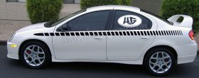 Cuda style body stripe decal graphic fits any Neon SRT-4 SXT