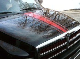 Custom hood stripe decal decals sticker fits any model 1994-2001 Dodge Ram