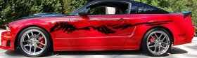 Horse horses dust trail decal decals Car Truck Trailer Mustang