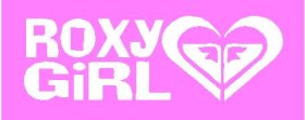 Roxy girl bumper sticker vinyl decal
