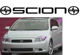 Toyota Scion Windshield banner vinyl decal sticker decals A