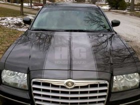 Hood Stripes Graphics Decals fit ANY YR MODEL Chrysler 300 200