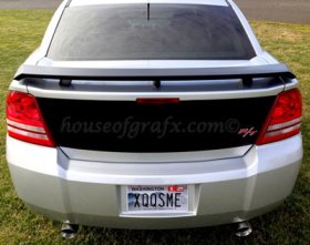 Trunk blackout vinyl decal graphic fits ANY 2007 2008 2009 2010 2011 2012 2013 Dodge Avenger