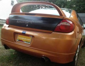 Trunk Lid Blackout Decal Graphic fits any 03-05 Dodge Neon SRT-4