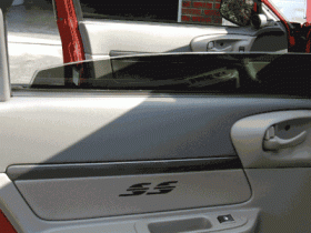 (2) Rear door Chevy Impala SS decals