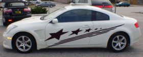 STAR Car truck boat side body graphics graphic decal decals
