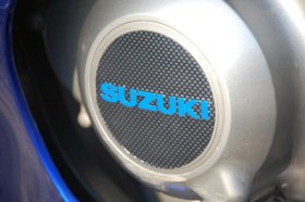 Engine cover overlay overlays graphic decal decals Suzuki