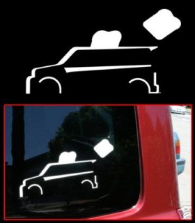 Toyota Scion xB TOASTER vinyl Sticker Decal decals