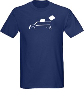 Toyota Scion TOASTER xB vehicle outline T Tee shirt