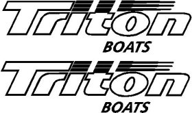 Boat decal decals graphics stickers fit Triton boats