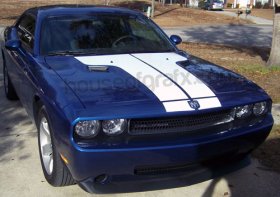 Hood stripes decals kit fits 2009+ Dodge Challenger / Hemi